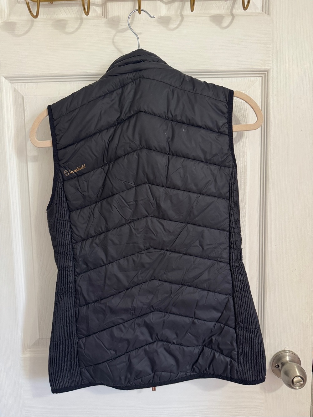 Samshield Alta Badia Ladies Down Vest in Black/Rose Gold - Picture 9 of 9